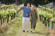 Vineyard couple walking