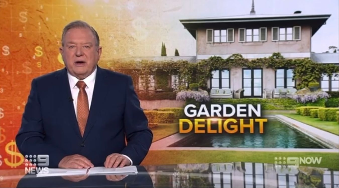 "Garden Delight" : Stonefields and Michael Gibson on the Nine Network News