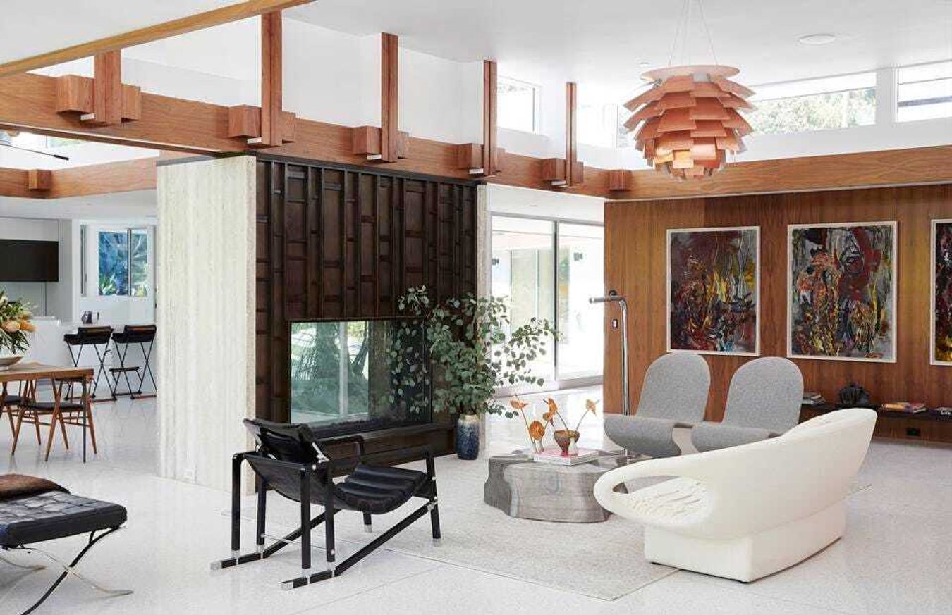$27-Million Beverly Hills Midcentury Home Embraces Modern Living : Forbes